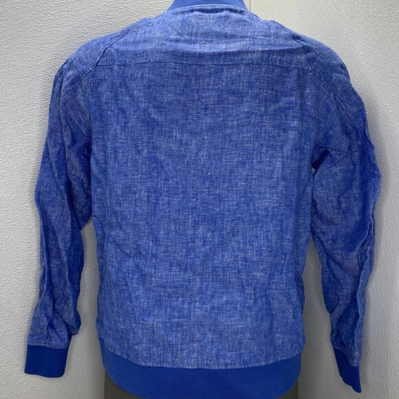 NEW PRESTIGE ORIGINAL 2-Piece Linen Suit Set Size XL Blue – Walking Jacket & P - Picture 7 of 10